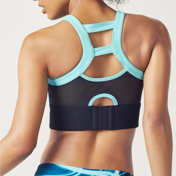 New FABLETICS Robyn High Support Sports Bra in gray/black size XS - Picture 11 of 11